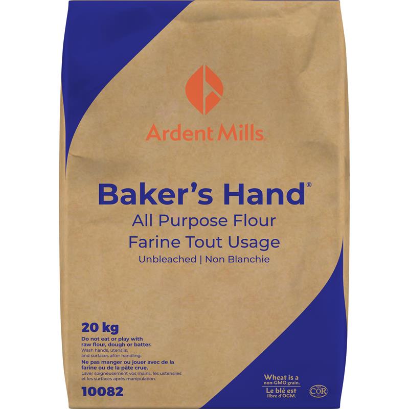 ALL PURPOSE UNBLEACHED FLOUR BAKER'S HAND - 20 kg