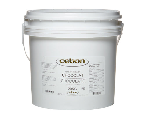 CHOCOLATE REGULAR FONDANT IN BOILER - CEBON 20 kg
