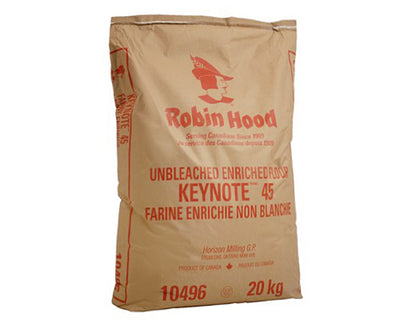 KEYNOTE STRONG BAKER'S FLOUR 45 UNBLEACHED - ROBIN HOOD - 20kg