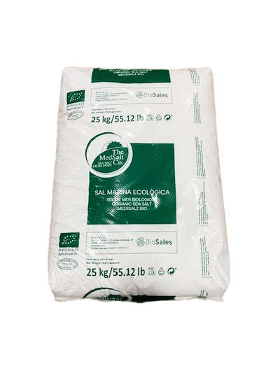 MEDITERANNEEN ORGANIC MEDIUM SEA SALT T2 0.30-1.81 MM - 25 KG