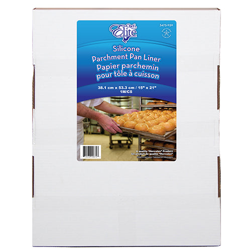 CUT PARCHMENT PAPER -18 1/2cm X 14.1/5cm  CHEF ELITE 1000 units