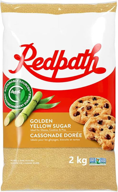 GOLDEN YELLOW SUGAR - REDPATH 10 X 2 kg