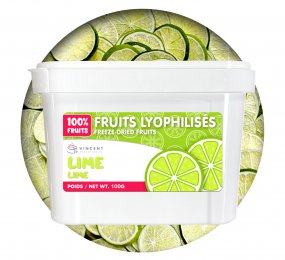 FREEZE-DRIED SLICED LIME - 100 g