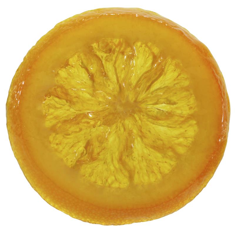 CANDIED ORANGE SLICES, DRAINED, 50-60 MM - PELLORCE ET JULLIEN - 2.5 kg