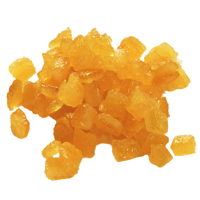 CANDIED AND DRAINED ORANGE CUBES, 6 X 6 MM - PELLORCE ET JULLIEN - 2.5 kg
