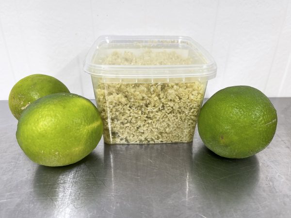 FROZEN & ORGANIC 100 % LIME ZEST - 500 g
