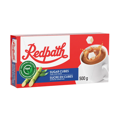 WHITE SUGAR CUBES - REDPATH - 12 x 500 g