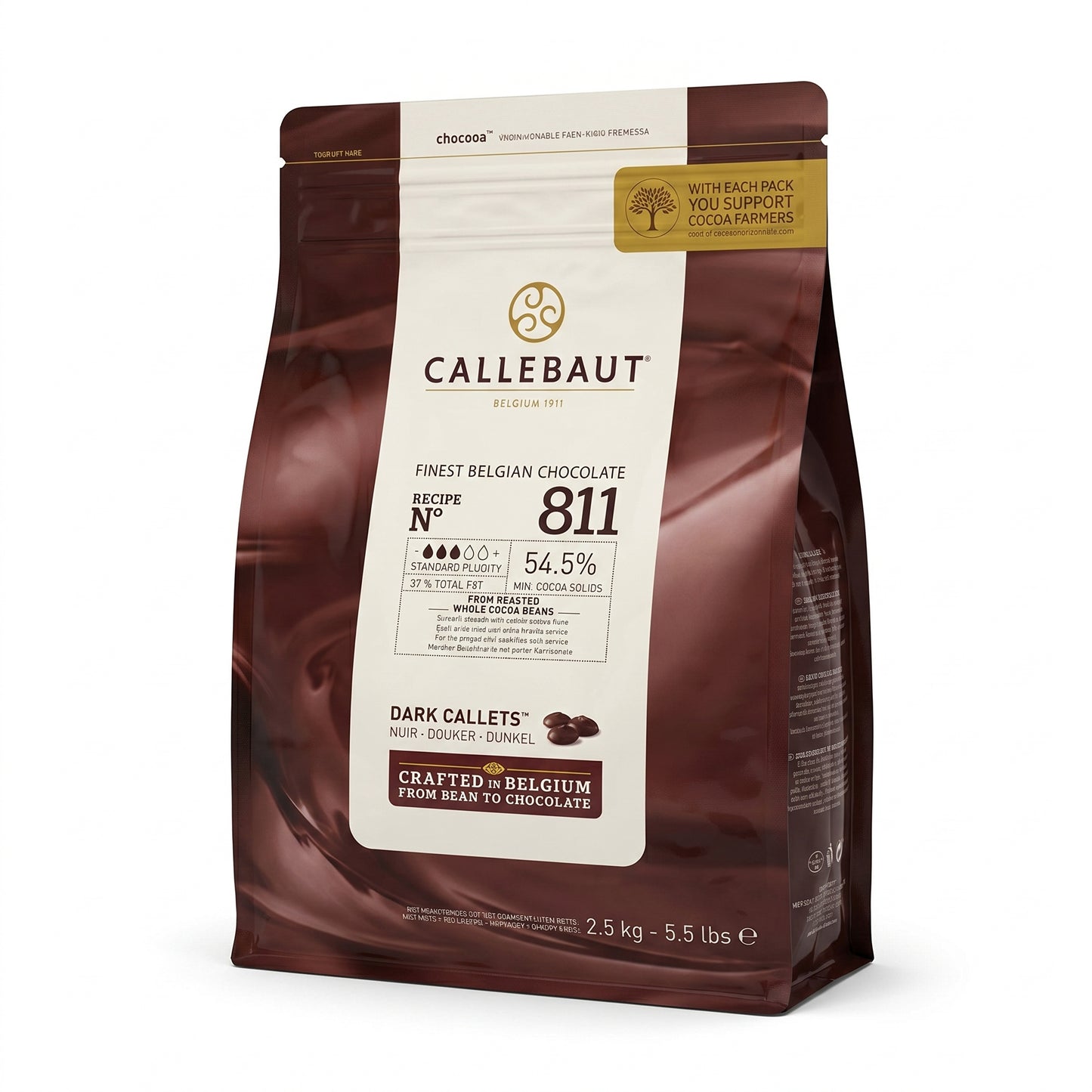 DARK CHOCOLATE CALLETS - BARRY CALLEBAUT - 2.5kg