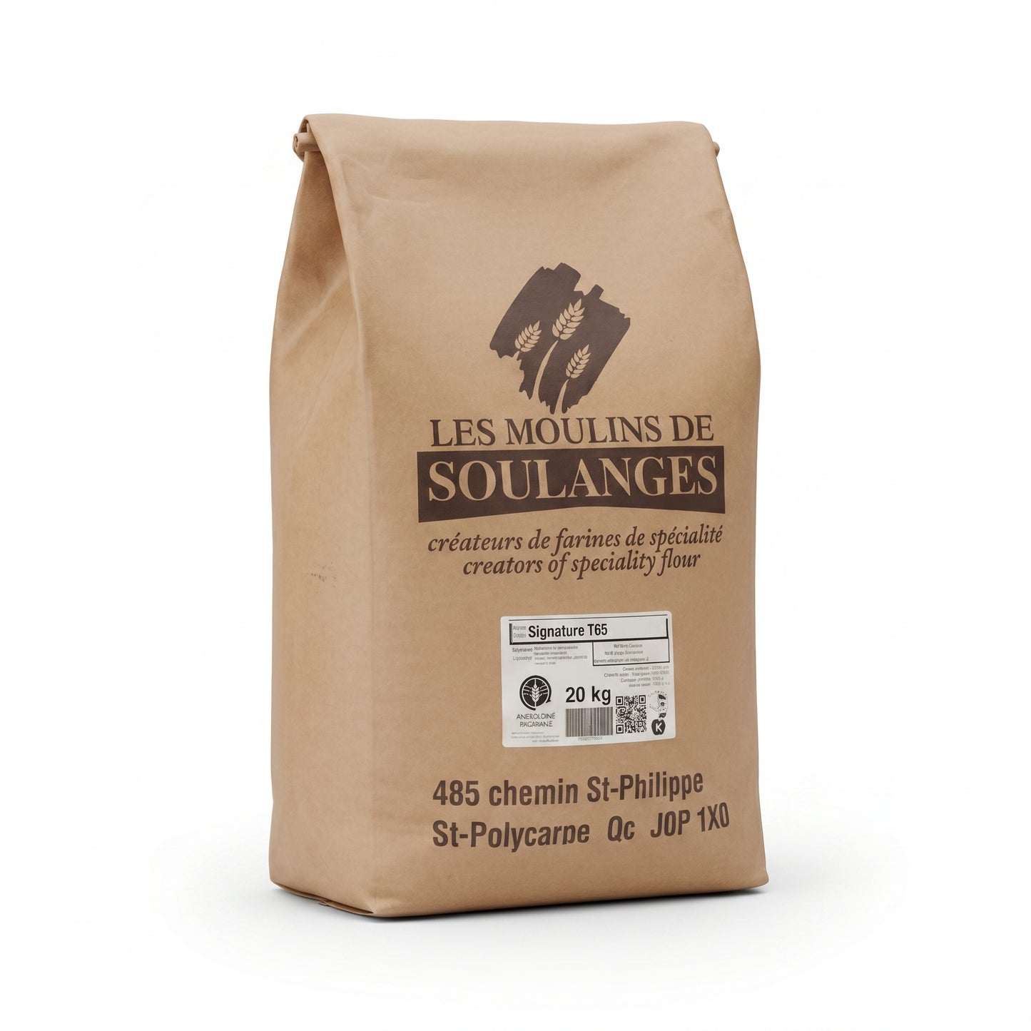 SIGNATURE FLOUR T65 - LES MOULINS DE SOULANGES - 20kg