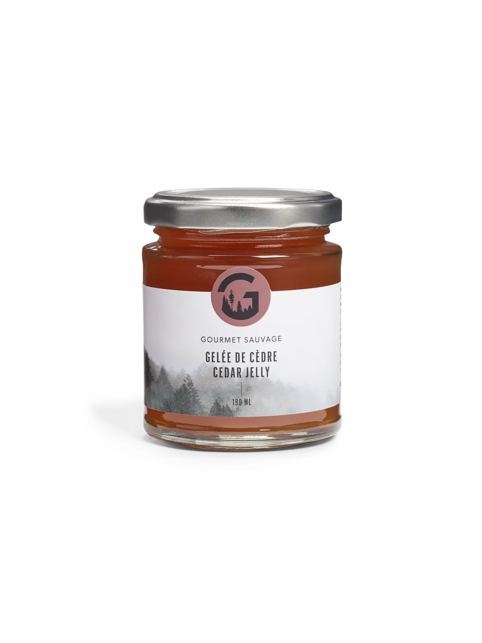 GELÉE DE CÈDRE – GOURMET SAUVAGE – 500 ml