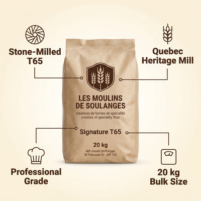 SIGNATURE FLOUR T65 - LES MOULINS DE SOULANGES - 20kg
