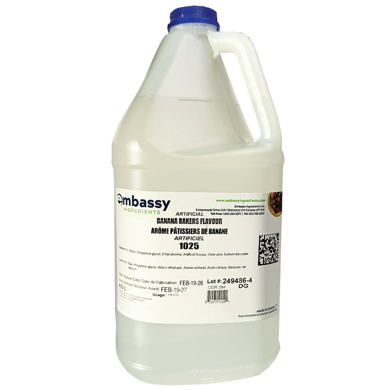 BANANA BAKERS FLAVOUR - EMBASSY - 4 litres