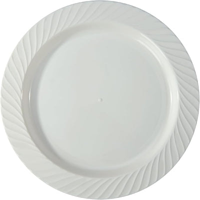 ECOSENSE 7.5'' WHITE PLATES - 180 units