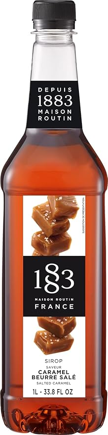 SALTED CARAMEL FLAVORED SYRUP 1883 - MAISON ROUTIN - 250 ml