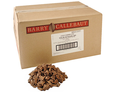 SEMI-SWEET DARK CHOCOLATE CHUNKS 300CT - BARRY CALLEBAUT - 30lbs 13.608kg