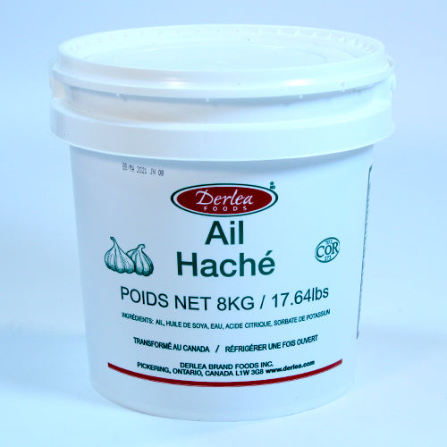 CHOPPED GARLIC IN OIL - DERLEA - 8 kg
