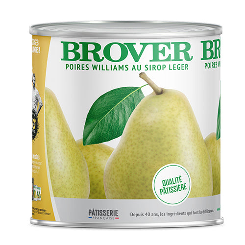 MINI PEARS 14/18 WITH LIGHT SYRUP - BROVER 850 ml