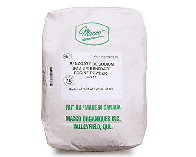 SODIUM BENZOATE POWDER - MACCO 20 kg