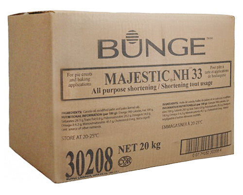 MAJESTIC ALL PURPOSE SHORTENING NH33 - BUNGE 20 kg