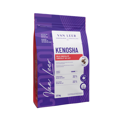 33% KENOSHA MILK CHOCOLATE 800 CT - VANLEER - 8 x 2.5 kg