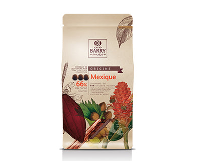 DARK CHOCOLATE COUVERTURE 66 % FROM MEXICO - 1kg