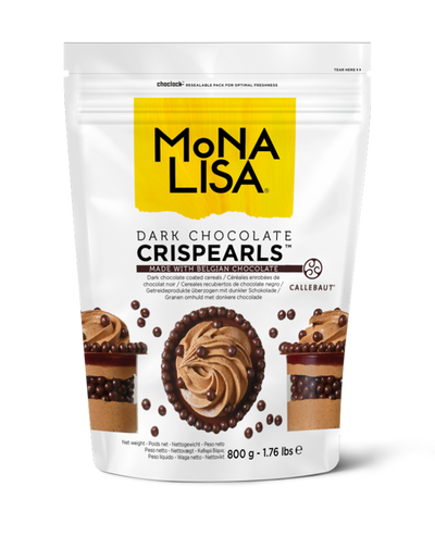 CRISPEARLS™ DARK CHOCOLATE COATED CEREALS - MONA LISA - 800g - 4 units