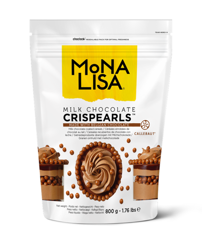 CRISPEARLS™ MILK CHOCOLATE COATED CEREALS - MONA LISA - 800g - 4 units