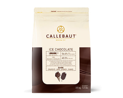 ICE CREAM DARK CHOCOLATE COATING 38% - BARRY CALLEBAUT - 2.5kg - 4 units
