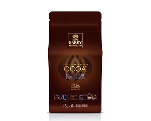 OCOA DARK CHOCOLATE DROPS 70% - BARRY CALLEBAUT - 5kg