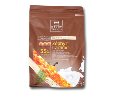 WHITE CHOCOLATE WITH CARAMEL FLAVOR ZEPHYR HERITAGE - 2.5kg - 4 units