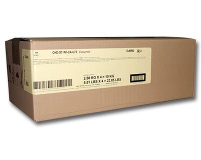 ORGANIC DARK CHOCOLATE FAIR TRADE 71% WITHOUT LECITHIN - BARRY CALLEBAUT - 2.5kg - 4 units
