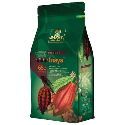 DARK CHOCOLATE 65% INAYA IN CALLETS - BARRY CALLEBAUT - 1kg