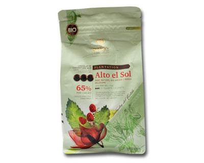 ORGANIC SEMI-SWEET CHOCOLATE ALTO EL SOL FROM PERU 65% - 1kg