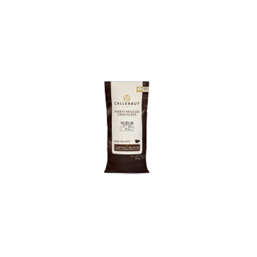 70% DARK CHOCOLAT CALLETS - BARRY CALLEBAUT - 10kg - 2 units