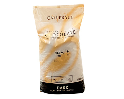 DARK CHOCOLATE 54% CALLETS - BARRY CALLEBAUT - 10kg - 2 units