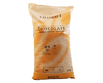 WHITE CHOCOLATE CALLETS - BARRY CALLEBAUT - 10kg - 2 units