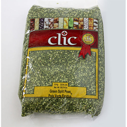 GREEN SPLIT PEAS - CLIC 10 kg