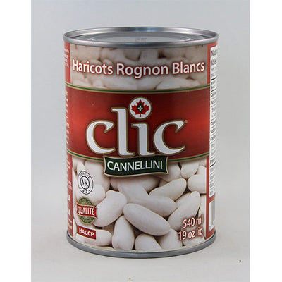 WHITE KIDNEY BEANS - CLIC  540 ml