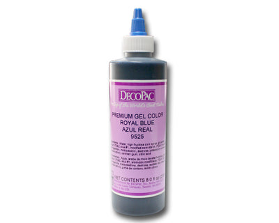 ROYAL BLUE LIQUID GEL COLOR 8OZ 8 oz