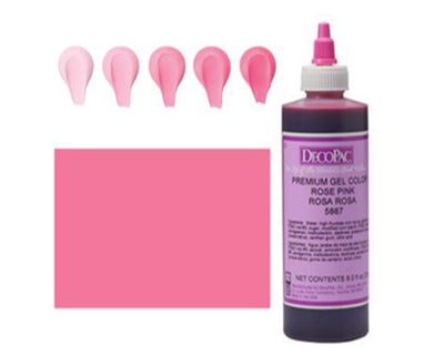PINK LIQUID GEL COLOR 8 OZ 8 oz