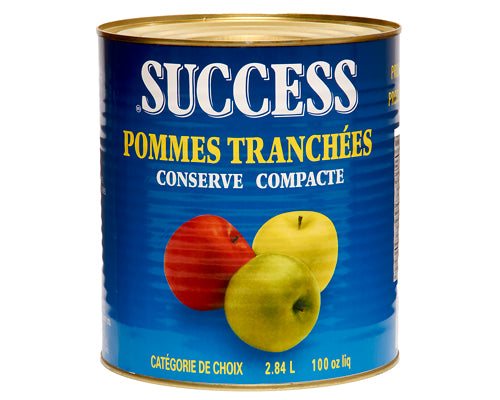 SLICED APPLE SOLID PACK - SUCCESS   100 oz