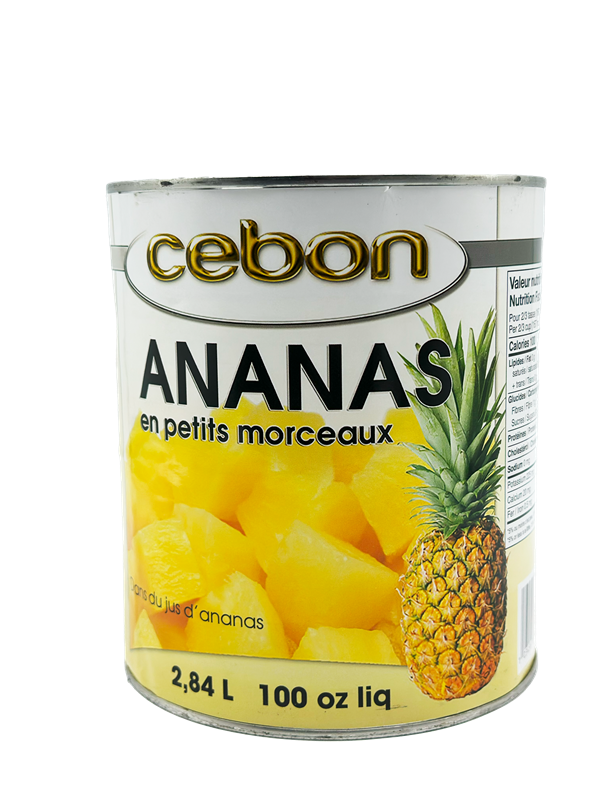 PINEAPPLE TIDBITS IN PINEAPPLE JUICE   2.84 l