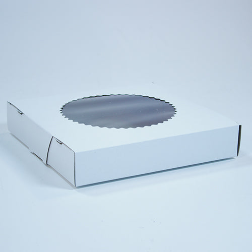 CARDBOARD PIE BOX 8 X 8 X 1.5 CELLO 250 units