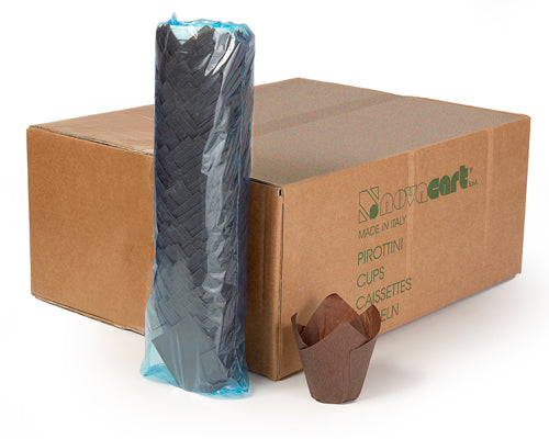 MUFFIN MOLD (TULIPE SH-131224) BROWN X-LARGE - 2000 units