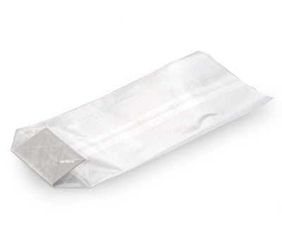 CELLO BAGS WITH BOTTOM CARDBOARD 70  mm X 150  mm - EMBALLUXE 100 units