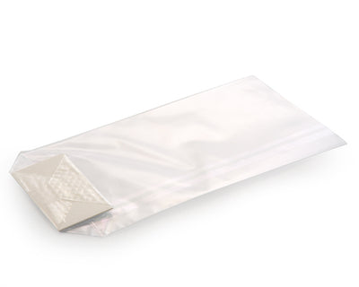 CELLO BAGS WITH BOTTOM CARDBOARD 100 mm X 190 mm - 100 units