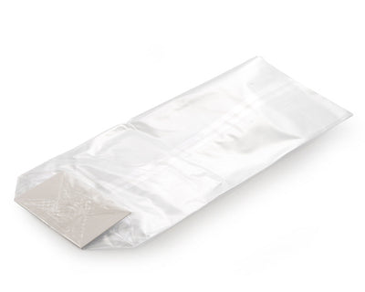 CELLO BAGS WITH BOTTOM CARDBOARD 100 mm X 220 mm - 100 units