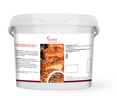 PURATOP CARAMEL FROSTING PLANT-BASED - PURATOS 20 lb