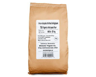 ORGANIC GLUTEN FREE CHICK PEA FLOUR - AVENA BEST INGREDIENTS - 22.68kg