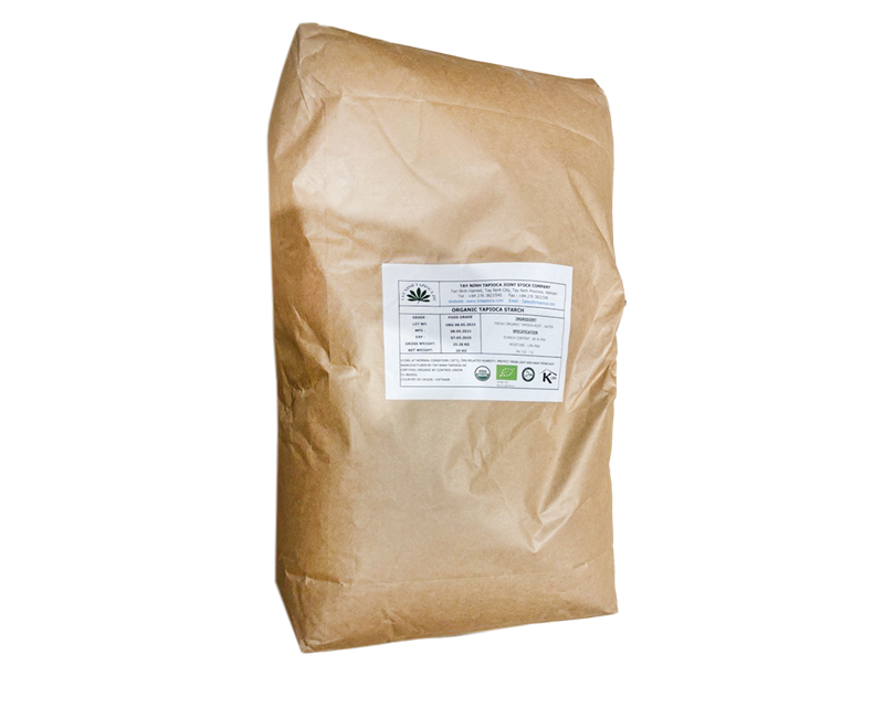 ORGANIC GLUTEN FREE TAPIOCA STARCH - 25kg